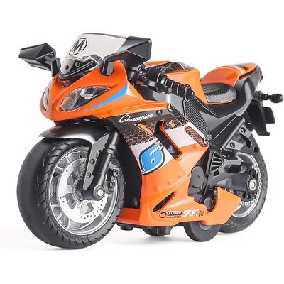 1/14 Super Sport 6, игрушечный мотоцикл, со световыми и музыкальными игрушками, литые модели мотоциклов, игрушечные мотоциклы для мальчиков, игрушечный мотоцикл для детей 3-9 лет