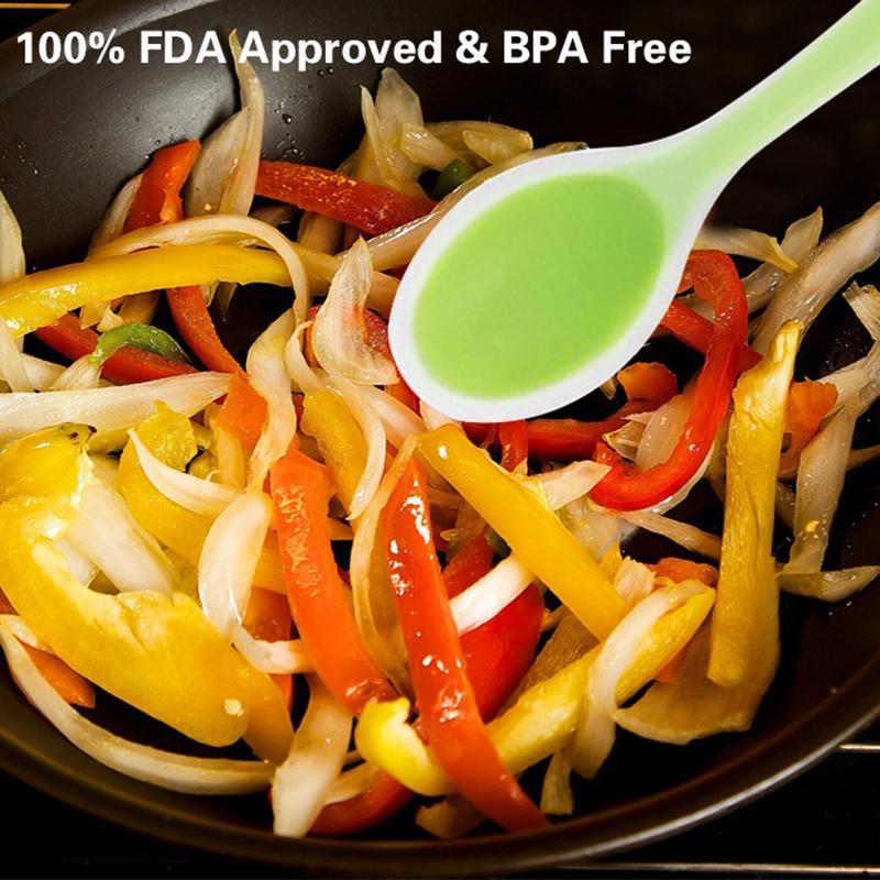 5 шт./компл. пищевой силикон полупрозрачный антипригарный совковый нож ложка кухонная утварь термостойкие кухонные инструменты гаджеты