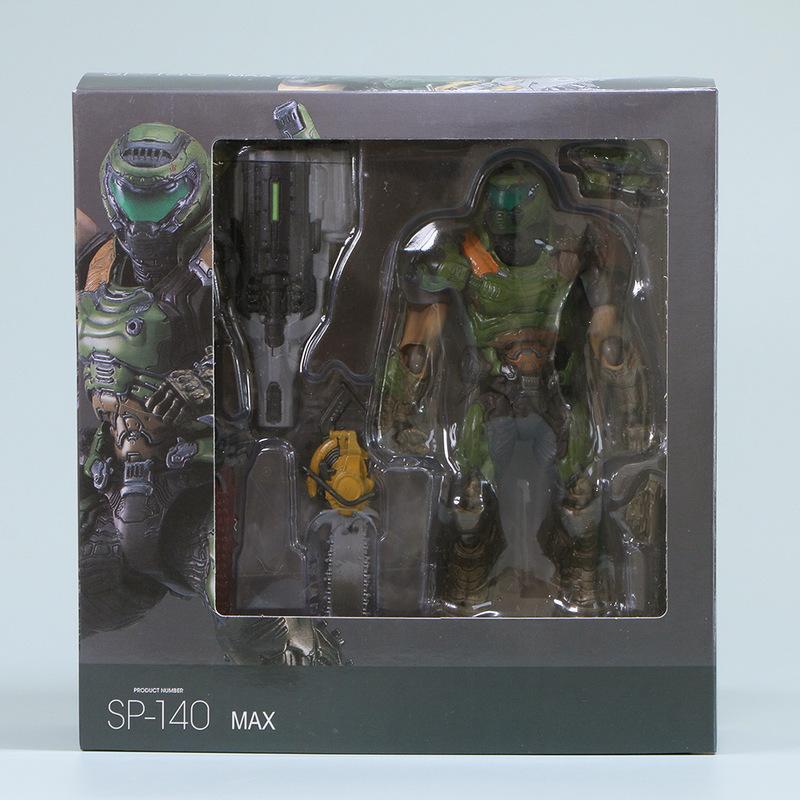 Figma Sp-140 Фигурка Действия Doom Slayer Eternal ПВХ Коллекция Украшения Модель Аниме Разрушитель Воин Doom Подвижная Фигурка Игрушки