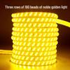 Super Bright Waterproof Solar LED Light Strip, 180 Beads, Three-Row for Outdoor Tunnel and Construction Lighting