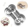 5Pcs Cookie Cutter Molds Rustproof Non-Stick Reusable DIY Dog Bone Mini Cookie Cutter Stainless Steel Sandwich Cutters
