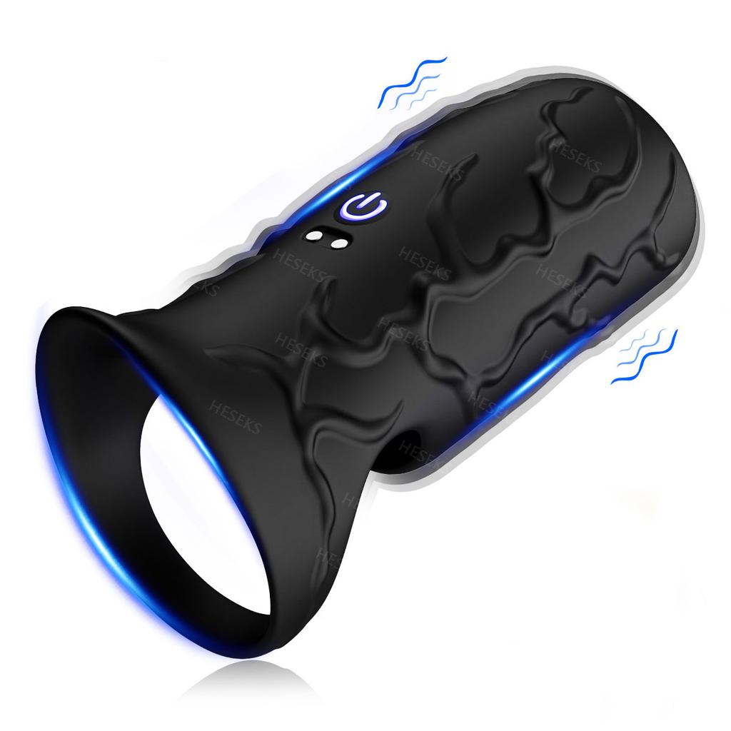 HESEKS многоразовый презерватив удлинитель пениса задержка эякуляции чехол для члена удлинитель пениса вибратор секс-игрушки для мужчин взрослых 18+