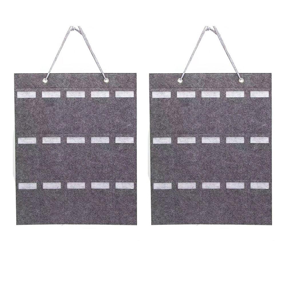 2Pcs Felt Eyeglasses Stand Holder Wall-Mounted Glasses Organizer Rack
