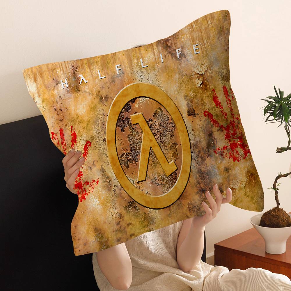 Игровой Half Life Наволочка Полиэстер Подушки для дивана Декоративные подушки Декор для дома Чехол на подушку