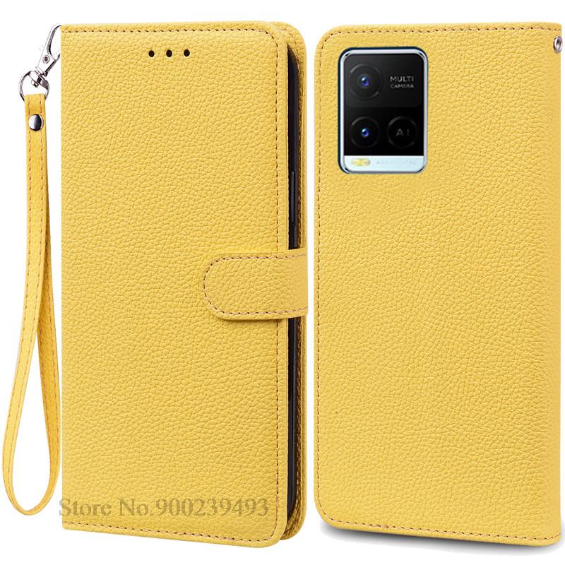For Vivo Y21 2021 Y21S Case Wallet Flip Case For Vivo Y33S Y33T Y32 Y21T Y21E Y21A Y21G VivoY21 Silicone Cover Coque Fundas Etui