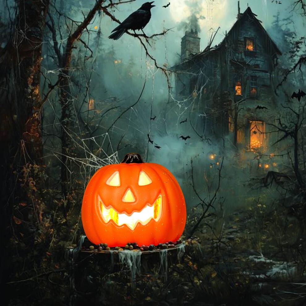 Pinkunn LED pumpkin lanterns Halloween decor 6 pcs