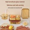 Zhishi Microwaveable Glass Lunch Box Set