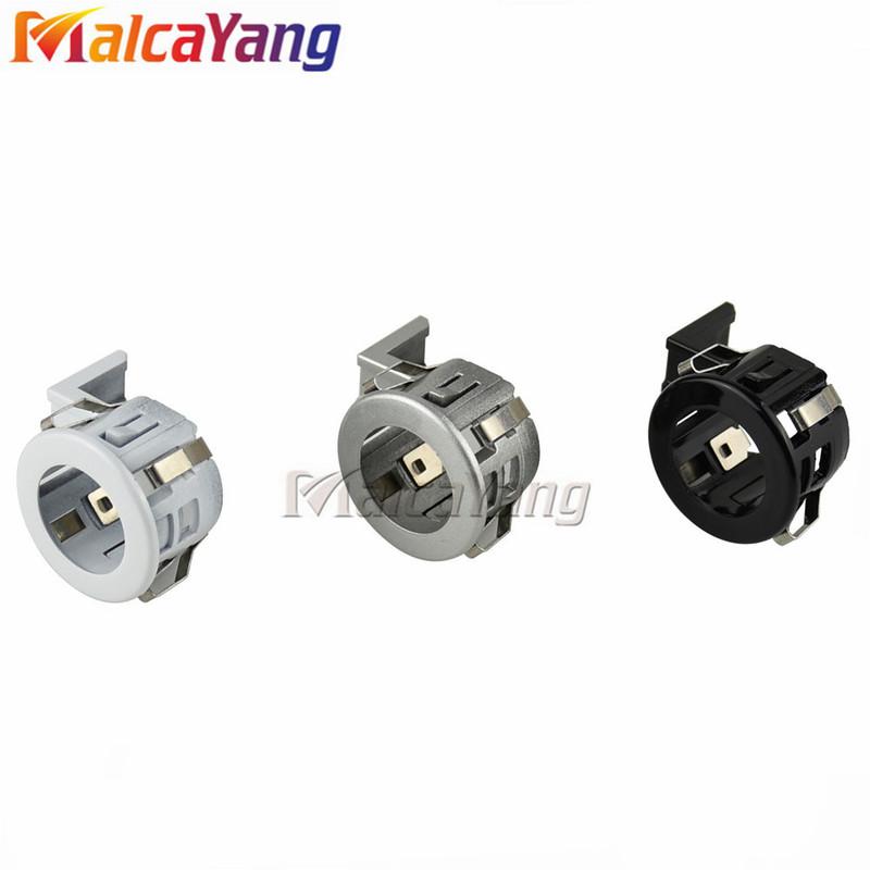 4Pcs 89348-33060 New Parking PDC Radar Ultrasonic Sensor Retainer Cover For Toyota Camry Corolla Lexus LX Black White Sliver