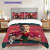Vibrant Football Glory Bedding (1 * duvet cover + 2 * pillowcase, without core) 2D Flat Christmas birthday gift Duvet cover and pillowcase Bedding set