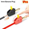 1Pcs Solderless Quick Connect Banana Jack High Current 32A Wire Connector Banana Plug For Speakers
