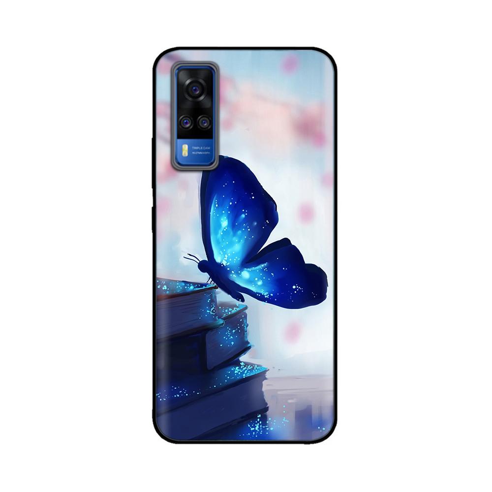 Для vivo Y31 2021 Чехол Мягкий Черный силикон Задняя крышка Fundas Для Vivo Y51a Y51 2020 Декабрь V2030 Y 51 VivoY31 V2036 Чехол для телефона