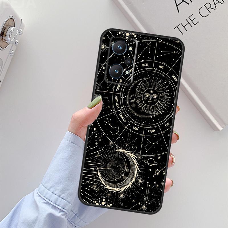 Полумесяц Солнце Для Realme C61 C75 C55 C51 C21Y C25S C67 C53 13 12 10 11 14 Pro Plus GT 6T 6 5 GT7 Pro Чехол