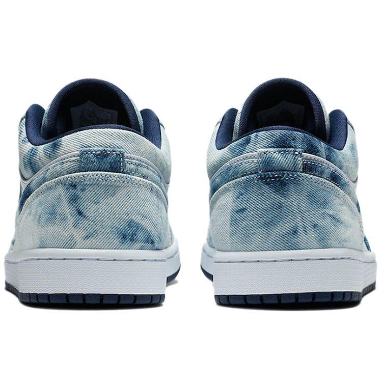 Мужские кроссовки Air Jordan 1 Low SE Washed Denim Blue Washed-Blue White CZ8455-100