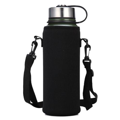 K-outdoor Water Bottle Pouch, PET Bottle Holder, Large Capacity, Fits 610-1500ml, Water Bottle Carrier Cover, Water Bottle Cover Holder, Shoulder Bag,