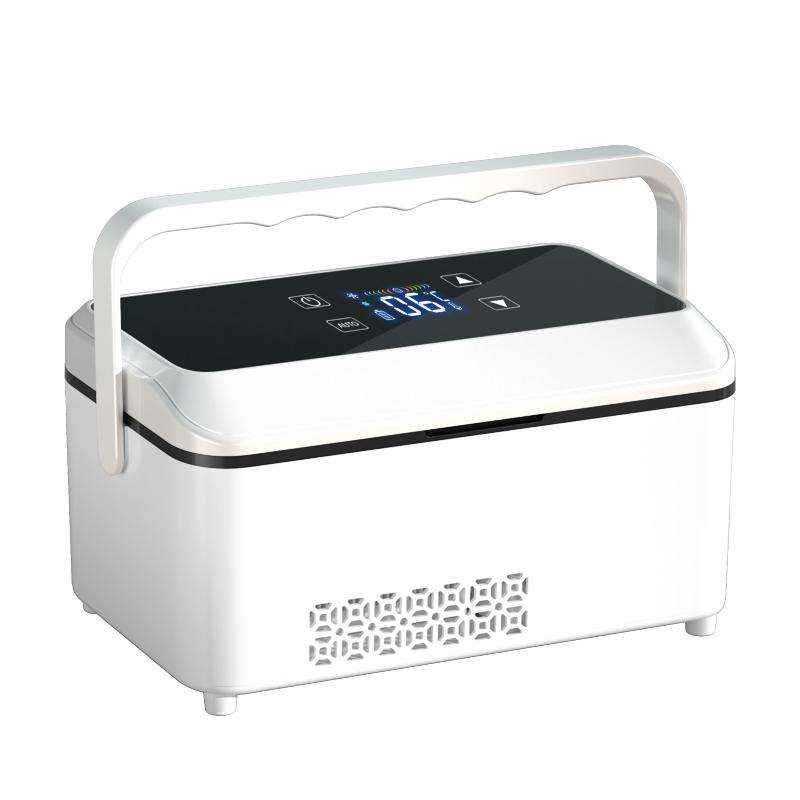Портативный мини-холодильник с инсулином для дома, автомобиля, путешествий, 2-8 ℃ градусов, USB перезаряжаемый холодильник, чехол 10200 мАч