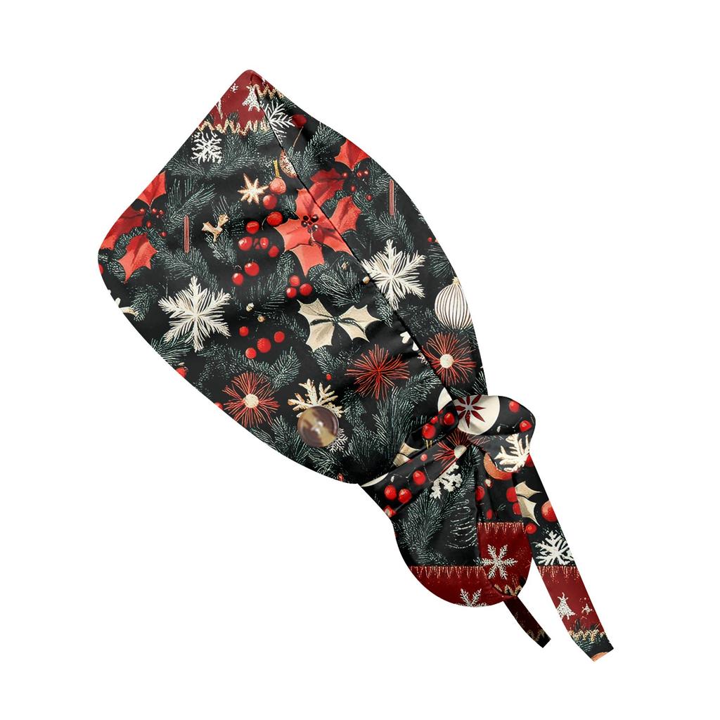 Модная рождественская рабочая кепка с принтом, повседневная женская кепка с хвостиком, кепка с повязкой, кепка Baotou