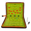 Football Coaching Board Magnetic Board Kit Portable Strategy Coach Board with Marker Pen Chess Pieces Zipper Type
