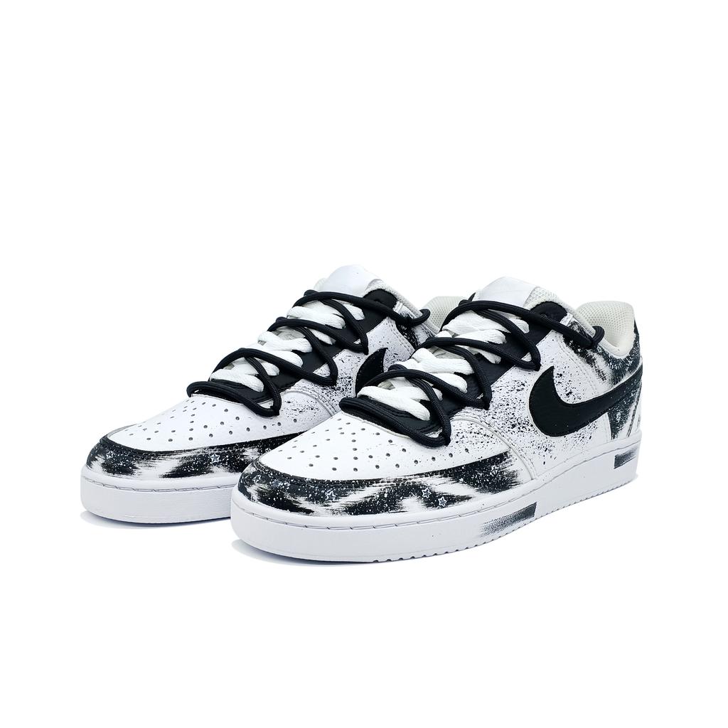 Nike Кроссовки для скейтборда Court Vision 1 Low top Мужские Черно-белые CD5463-100(team156-2.0)