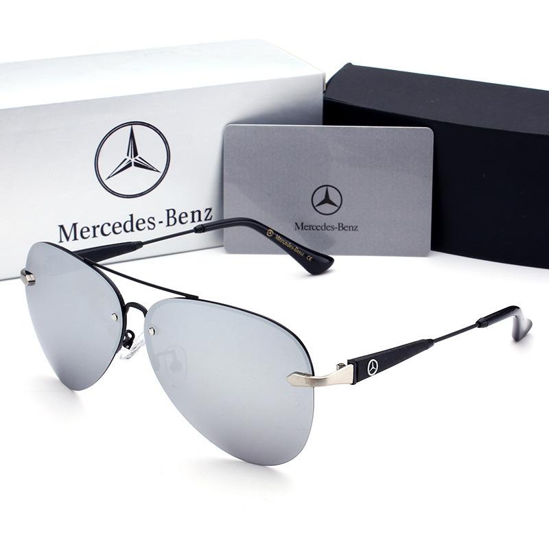 Автомобильные роскошные поляризационные солнцезащитные очки Антибликовые очки Mercedes Benz A C E V R S Class ML CLA CLS GLA GLC GLK GLS SLK Vito Sprinter