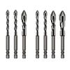 3/4 Pcs Drill Bits Sets Tungsten Steel High Hardness Skewed Head Eccentric Drill Bits Masonry Drill Bits for Glass/Tile/Wood
