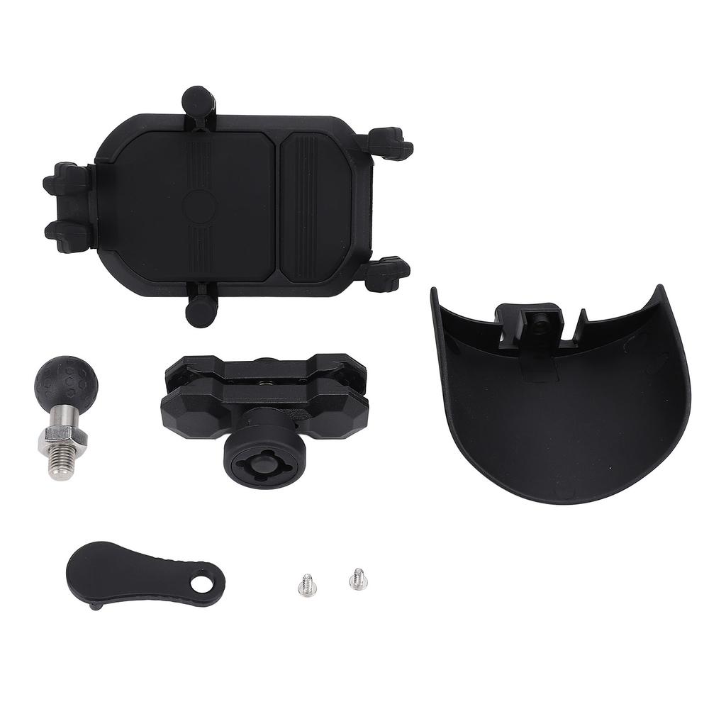 Electric Motorcycle Phone Mount Shockproof Mountain Bike Phone Holder Quick Install Handlebar Clamp