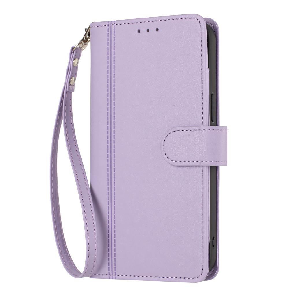 Кожаный кошелек-книжка для Nokia C01 Plus C30 C10 C20 C300 C02 C32 C12 X30 X20 X10 G21 G11 G20 G10 G400 G42 G22 из ПУ с 9 отделениями для карт и ремешком на запястье