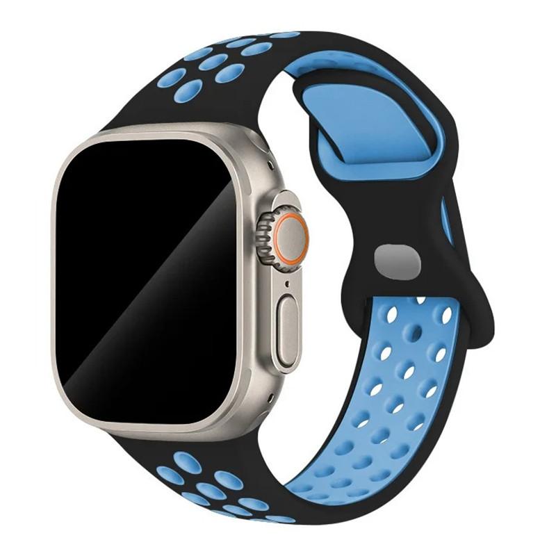 Спортивный ремешок с цветными частицами, резиновый ремешок для Apple Watch 49 мм 46 мм 45 мм 44 мм 42 мм 41 мм 40 мм для IWatch 11 10 9 8 7 6 5 4 3 SE