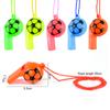 10Pcs Soccer Party Whistles Noise Maker Sports Toy Kids Football Theme Birthday Party Favors Pinata Filler Boys Prize Gifts