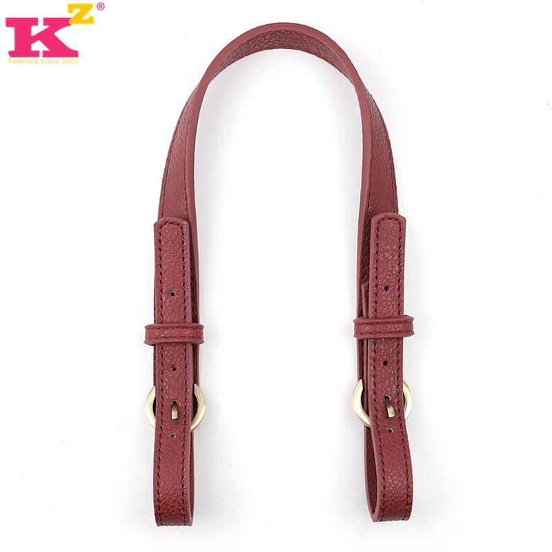 Adjustable 47-52cm Double Buckle PU Leather Strap for Bags and DIY Projects