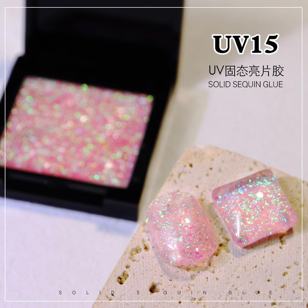 Nail Art Japanese Uv Solid Sequin Glue Nail Polish Glue Фототерапевтический клей Solid Glitter Sequin Glue Factory