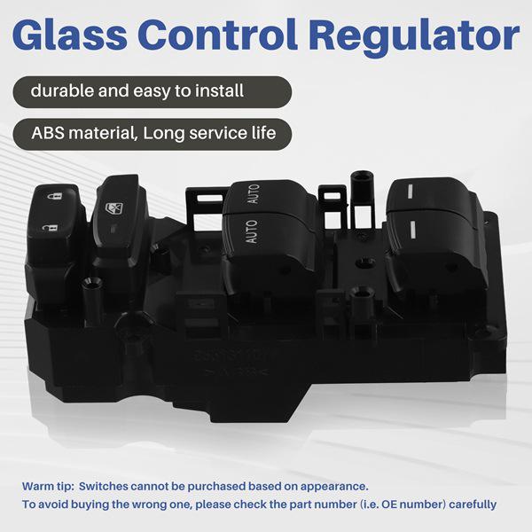 35750-TEA-H02: Совместимо с Honda Civic 2016-2021 гг. (10-е поколение) Выключатель электростеклоподъемника.