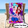 Custom Name Friday night Microfiber Beach Towel Super Soft & Absorbent for Bath, Beach, Travel  Bath Time Accessory, Fan gifts