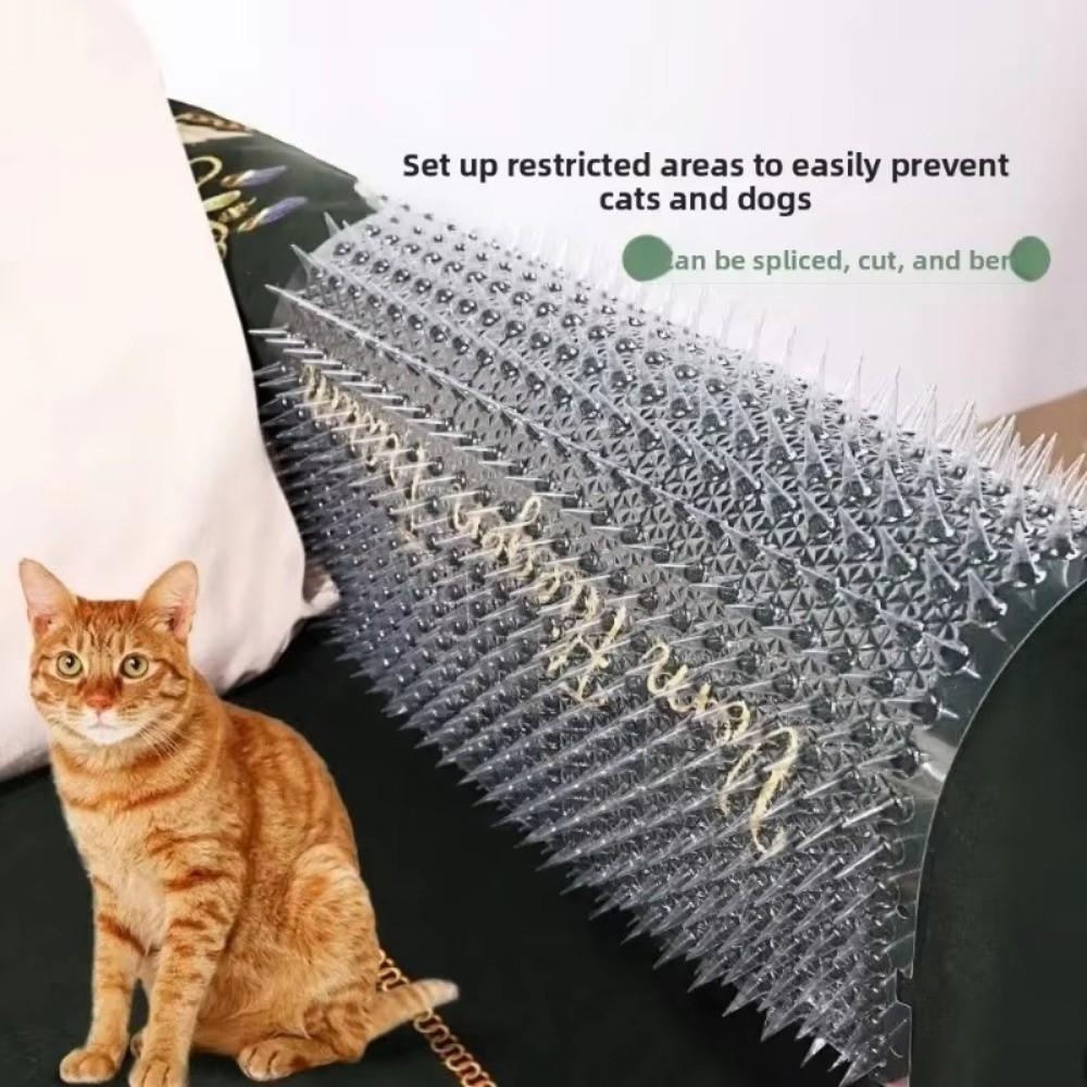 Plastic Cat Scat Mat Thicken Training Pads New Anti-Cat Thorn Mat  for Plants Furniture Indoor