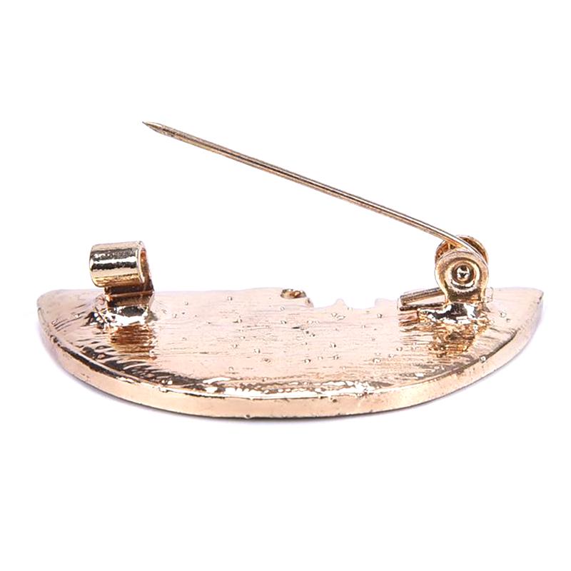 Модная хрустальная арбузная брошь, значок на воротнике, корсаж, ювелирные аксессуары