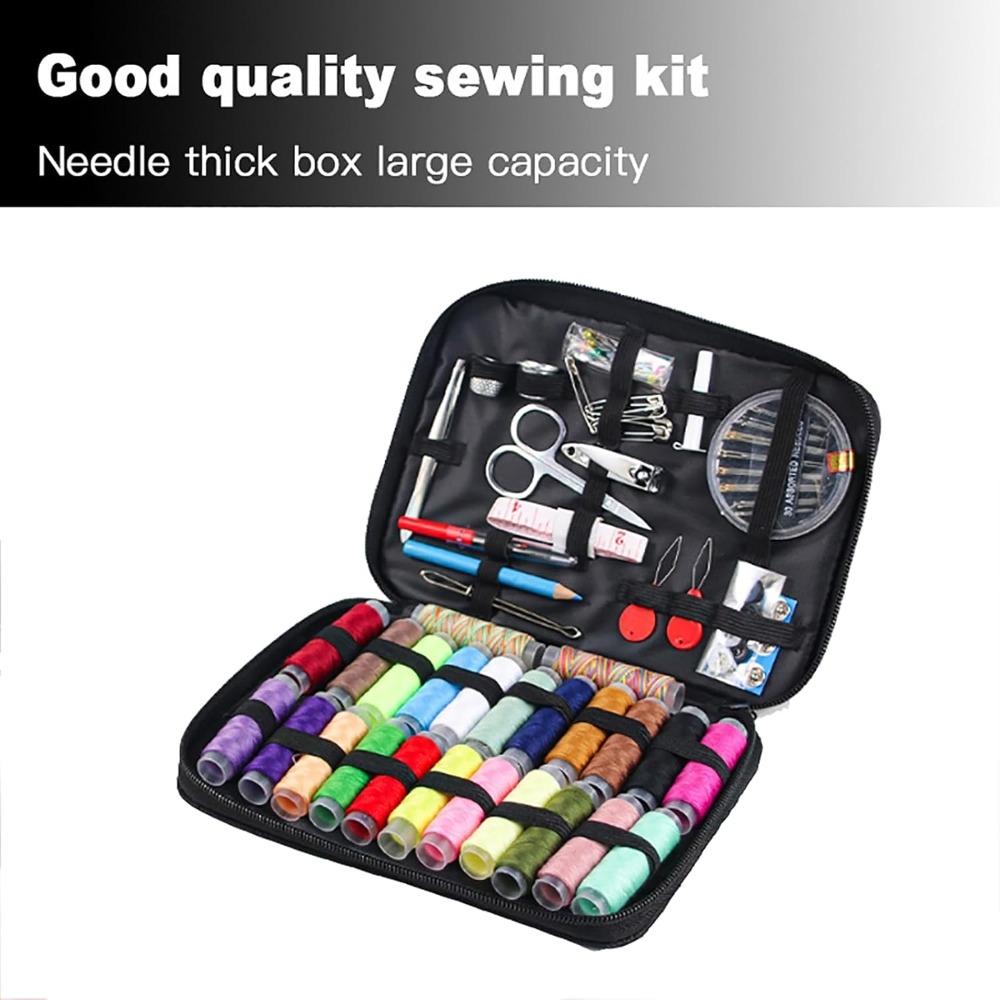 97pcs Sewing Kit with Case,Needle and Thread Kit with Sewing Supplies and Accessories for Kids,Adults,Beginner,Home,Travel,Emergency