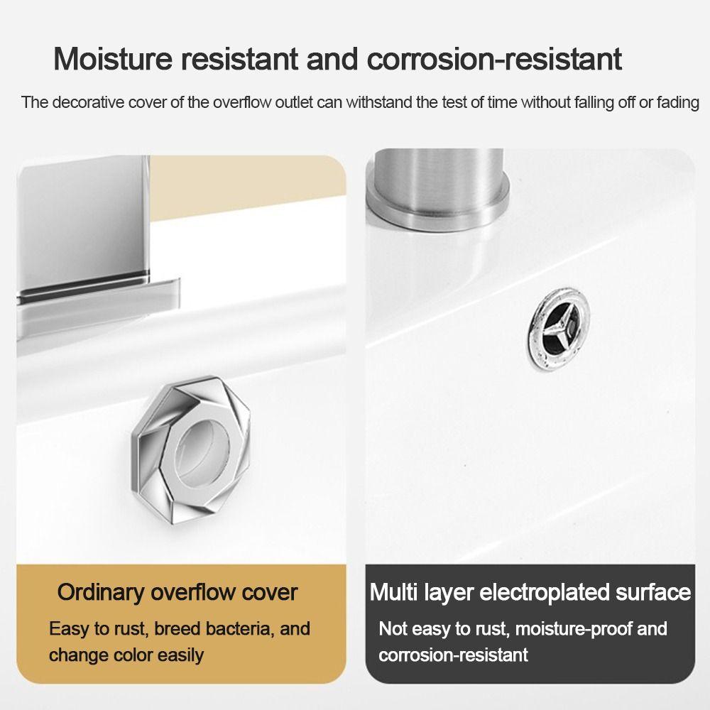 Запасное кольцо для перелива раковины, заглушка, круглая отделка, заглушка для кухни, ванной комнаты, принадлежности