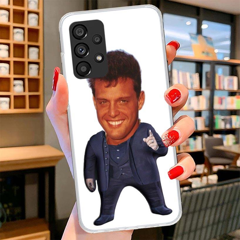 L-Luis M-Miguel Singer Phone Case For Samsung Galaxy A12 A22 A32 A52 A72 A02S Phone Case Note 20 Ultra 10 S10 Plus A51 A71 A50S