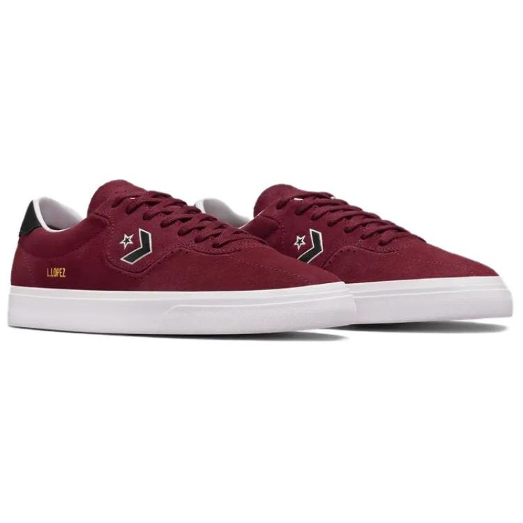 Луи Лопес x Converse Pro Suede Low Cherry Daze Унисекс Кроссовки Красный Белый Черный A06656C