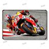F1 Motorcycle Racing Vintage Metal Poster Racer Athlete Retro Tin Sign Auto Club Wall Art Decoration Plaque Home Decor Aesthetic