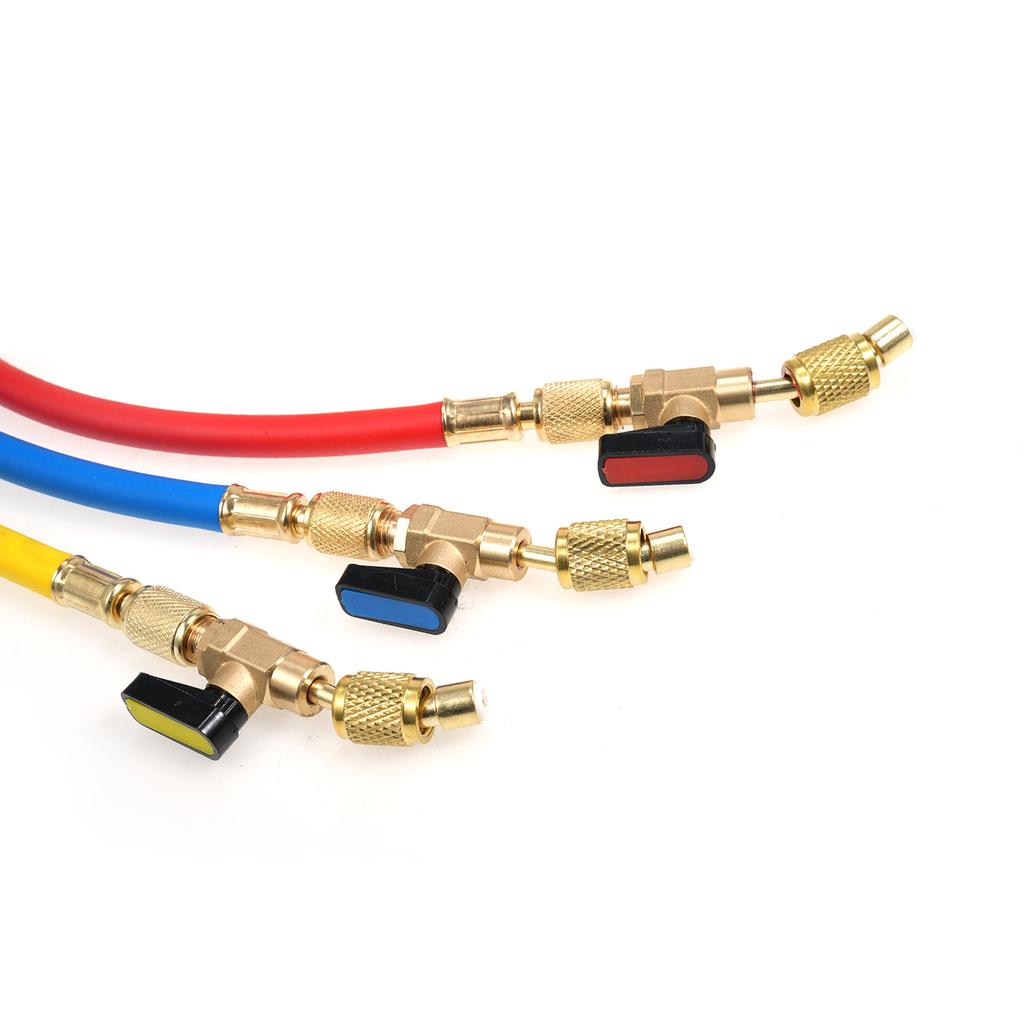 Шланг для заправки хладагента с шаровым клапаном Применяется к кондиционеру с хладагентом R12 R22 R502