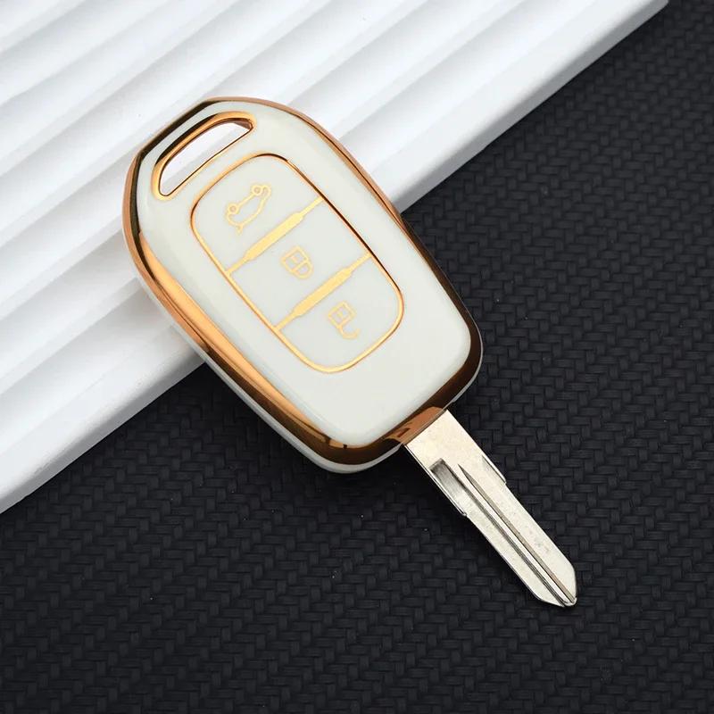 ТПУ Корпус Пульт Подходит Для Renault Kwid Traffic Symbol Подходит Для Dacia Sandero Logan Duster Автомобильный Умный Брелок Чехол Чехол Защита Брелка Крепление