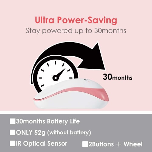 Elecom Мышь беспроводная (Приемник включен) Размер M 3 кнопки тихий ИК-датчик энергосбережение розовый M-IR07DRSPN