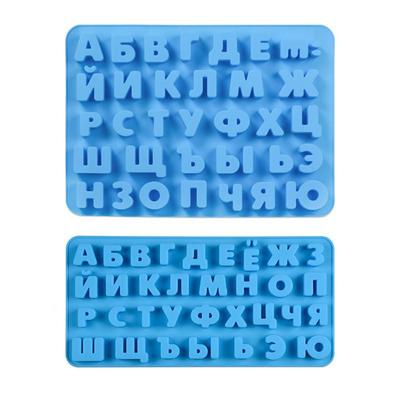 Форма для торта с алфавитом, форма для шоколада «сделай сам», русский алфавит