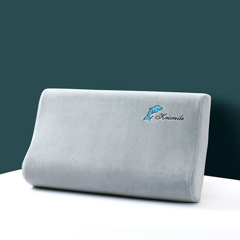 Латексная зимняя термонаволочка Детская бархатная стираная детская наволочка с эффектом памяти Вышитая однотонная плюшевая наволочка