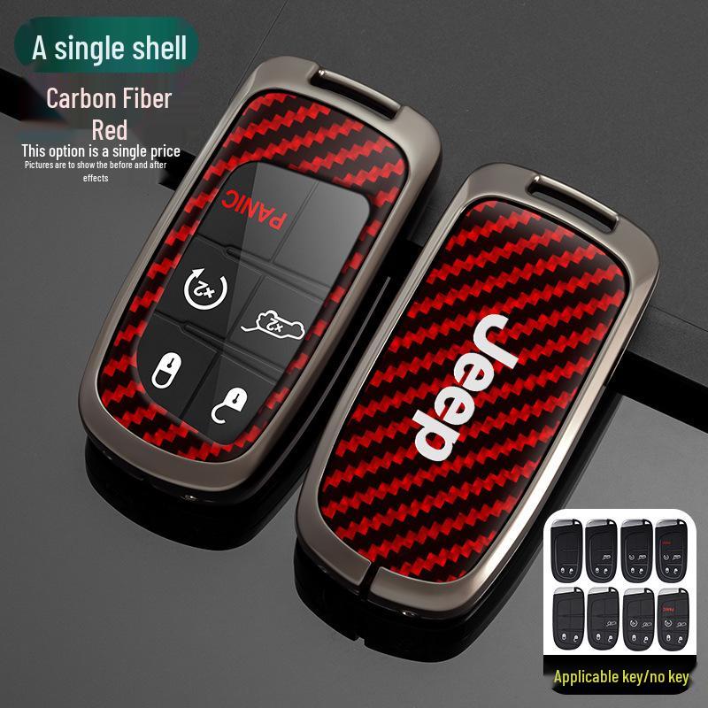 Чехол для ключа для Jeep Compass, Cherokee, Grand Cherokee, Renegade, Commander