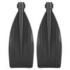 1 Pair Durable Kayak Canoe Paddle Blade Leaf Oar Replacement Accessories Black