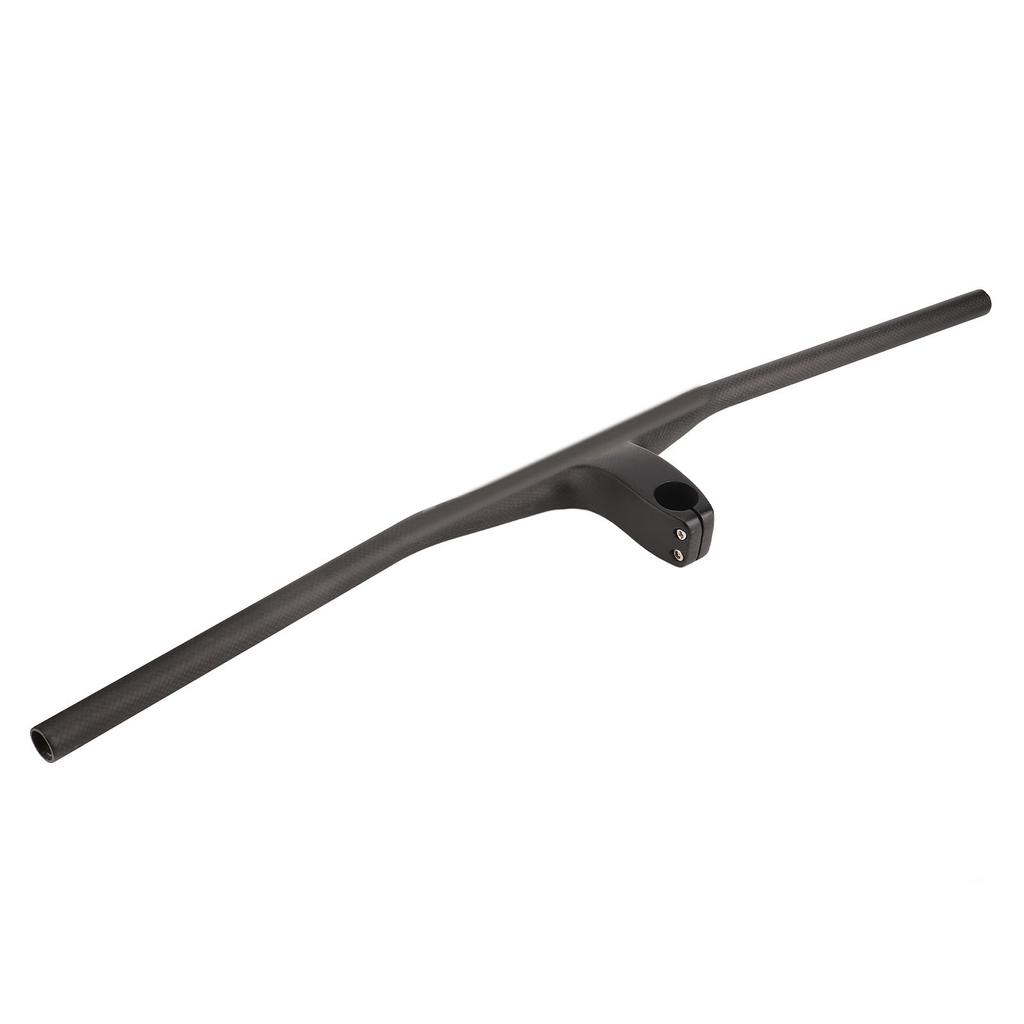 Велосипедный прямой руль из углеродного волокна с отрицательным углом 17 градусов, цельный прямой руль для горного и шоссейного велосипеда