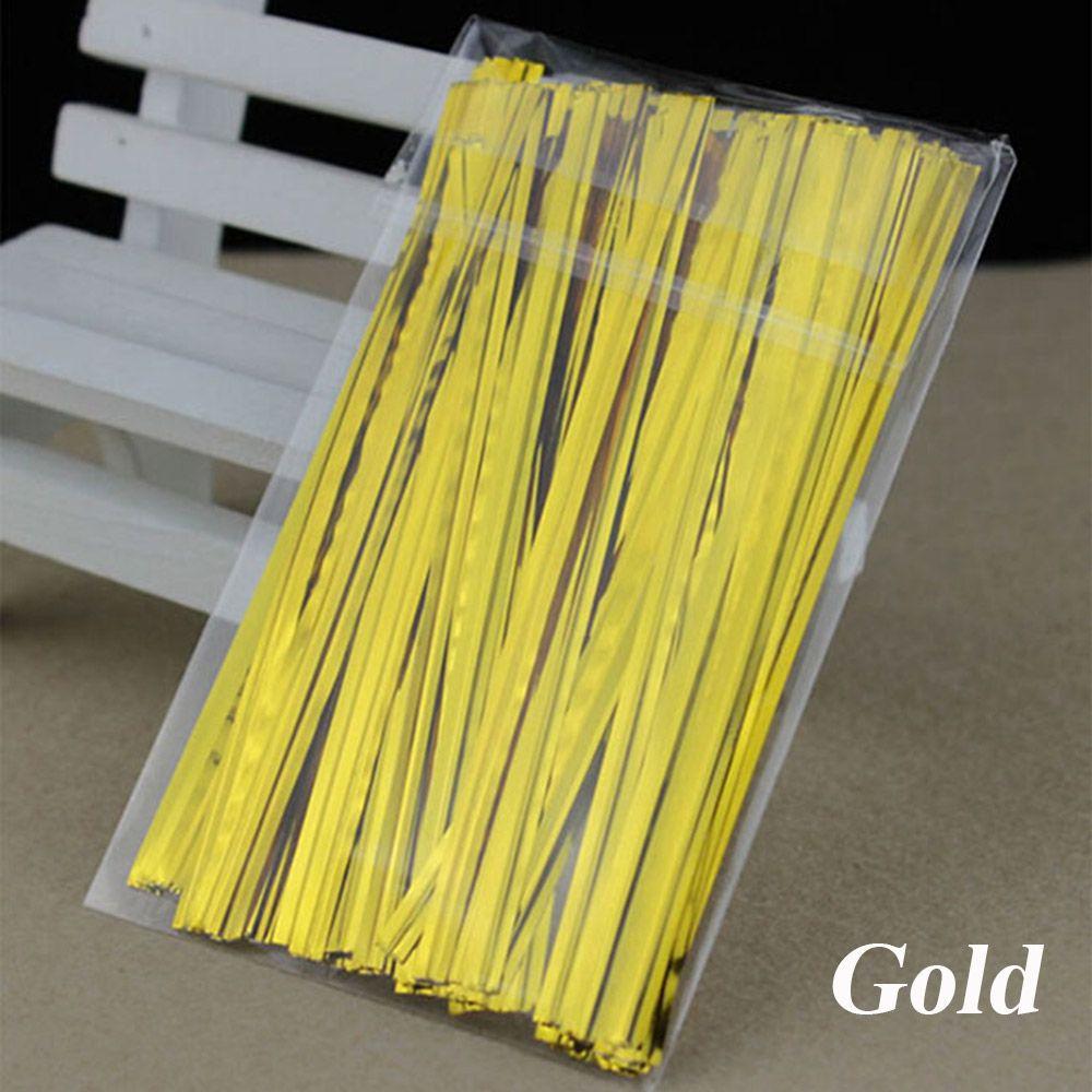 800PCS Ligation Wrapping Baking Twist Ties Pack Sealing Cellophane Bag Metallic Wire