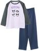 Kaitak Family Sanrio Characters Kuromi Cinnamoroll Long Raglan Sizes 150cm Purple & Kids' Pajamas, Sleeves, Sleeves, Spring/Autumn, Ivory, Purple,