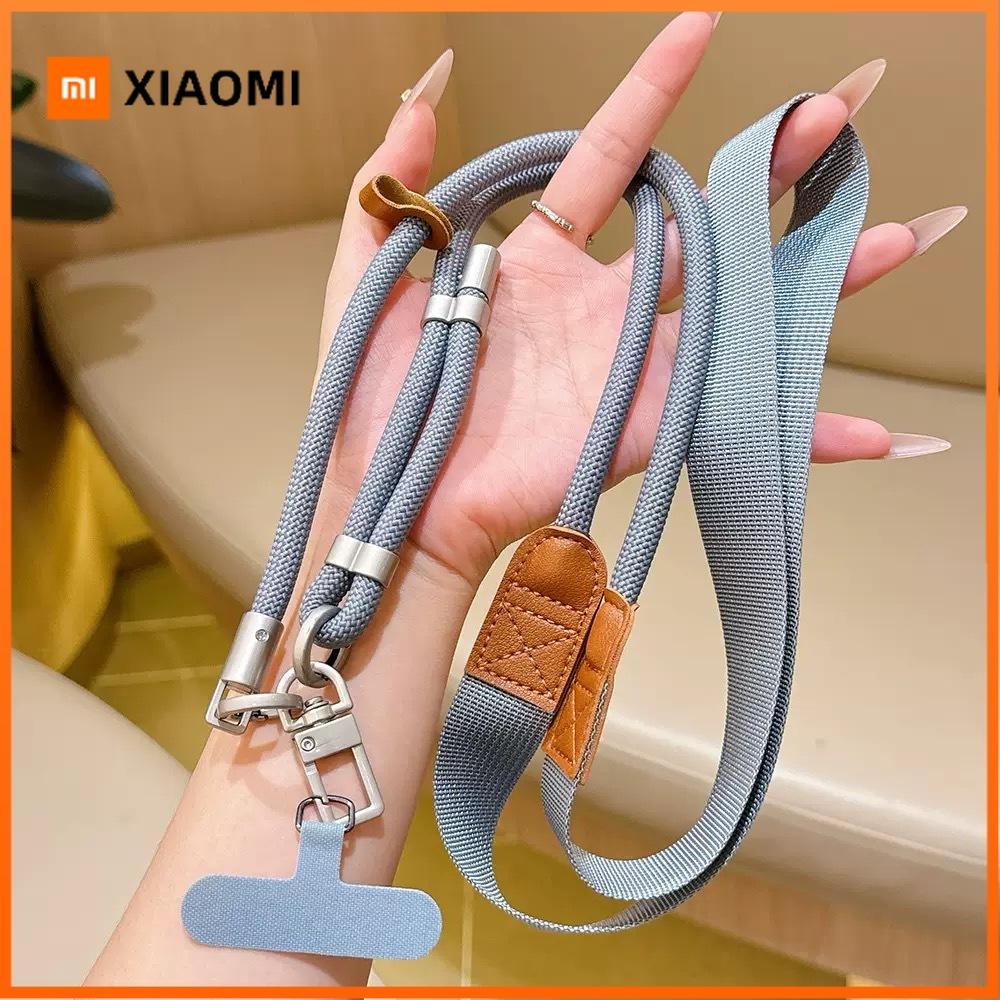 Xiaomi Универсальный шнурок для телефона с зажимом, улучшенный, защита от падения, вращение 360°, регулируемый ремешок на шею/через плечо для всех чехлов для телефонов